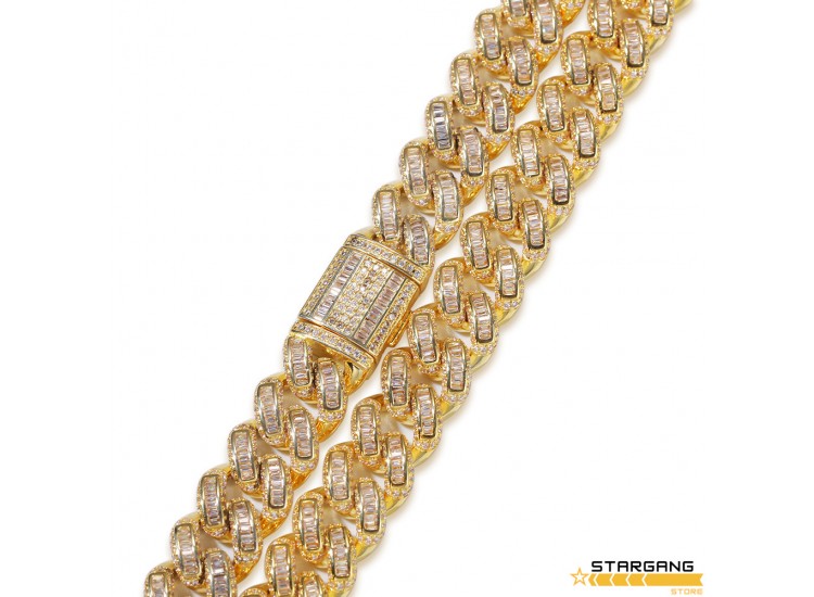 13mm Baguette Cuban Chain (Pre Order)